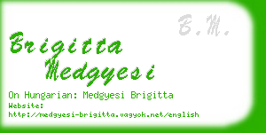 brigitta medgyesi business card